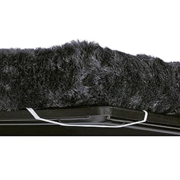 Midwest Quiet Time Bolster Gray Dog Bed, 18" L X 12" W, XX-Small - Picture 3 of 5